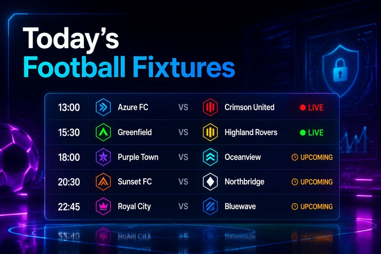 Today's Football Fixtures